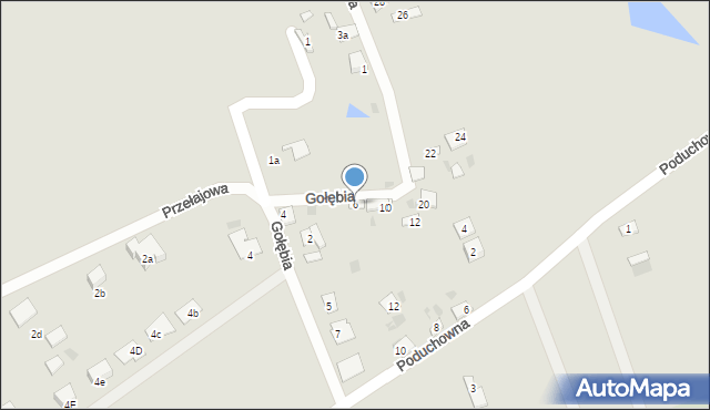 Piotrków Kujawski, Gołębia, 6, mapa Piotrków Kujawski