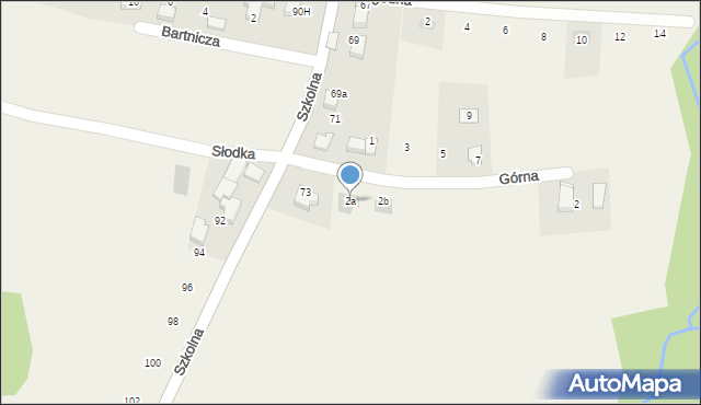 Pisarzowice, Górna, 2a, mapa Pisarzowice