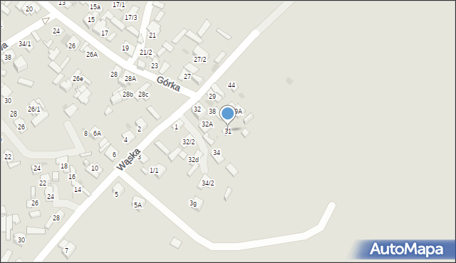 Płock, Górka, 31, mapa Płock