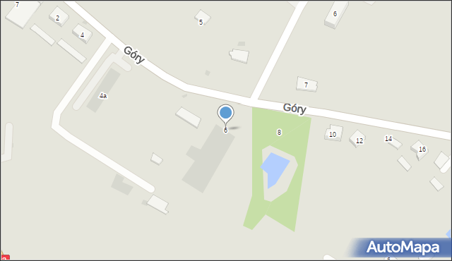 Płock, Góry, 6, mapa Płock