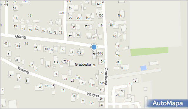 Płock, Górna, 78, mapa Płock