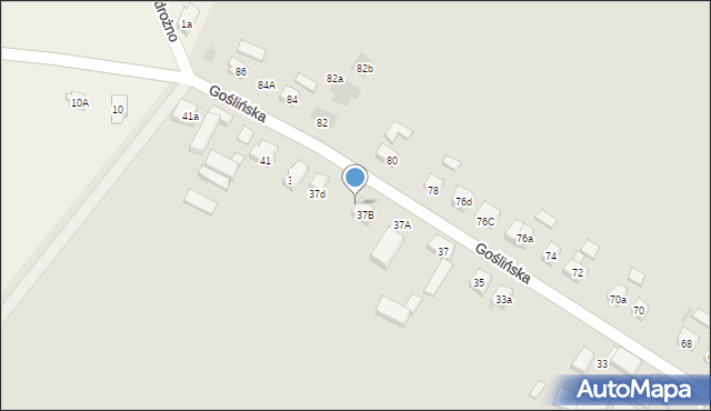 Pobiedziska, Goślińska, 39, mapa Pobiedziska