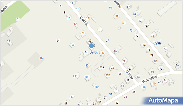 Pogwizdów, Górna, 26, mapa Pogwizdów