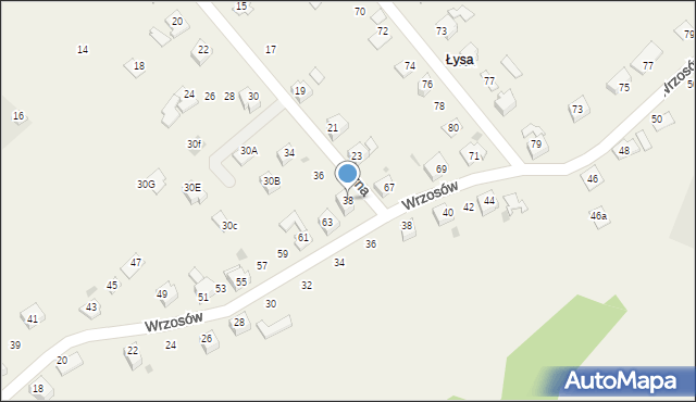 Pogwizdów, Górna, 38, mapa Pogwizdów