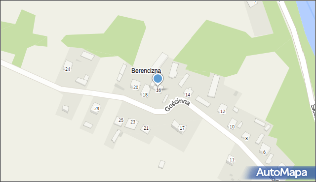 Pomiechówek, Gościnna, 16, mapa Pomiechówek