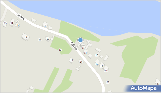 Poręba, Górna, 9, mapa Poręba