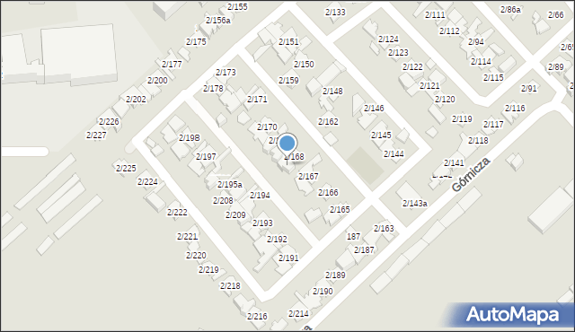 Poznań, Górnicza, 2/183, mapa Poznania