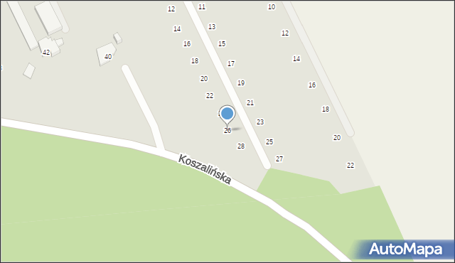 Poznań, Golęczewska, 26, mapa Poznania