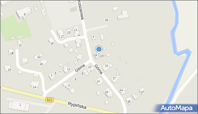 Prabuty, Górna, 31, mapa Prabuty