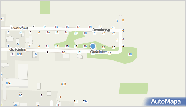 Prażmów, Gościniec, 14, mapa Prażmów