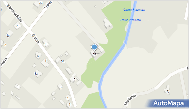 Preczów, Górna, 5B, mapa Preczów