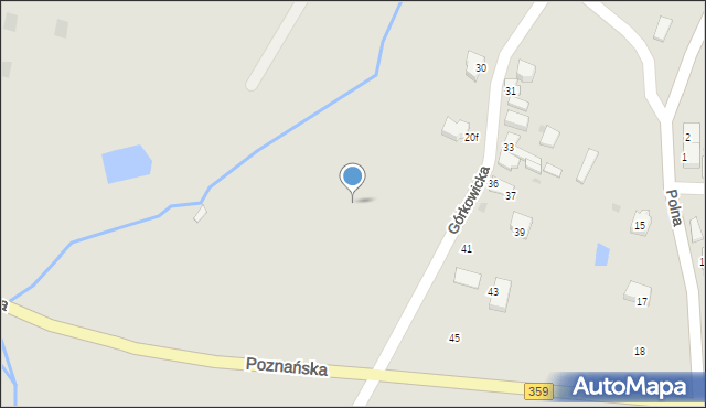 Prusice, Górkowicka, 20l, mapa Prusice