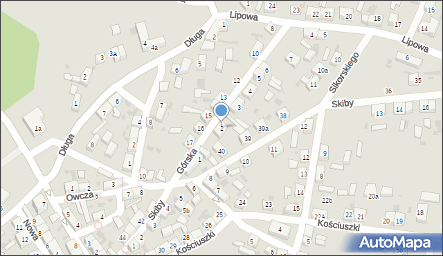 Przemków, Górska, 2, mapa Przemków