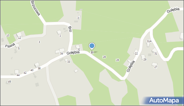 Przemyśl, Gołębia, 30, mapa Przemyśla