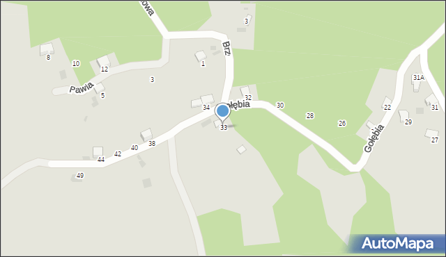 Przemyśl, Gołębia, 33, mapa Przemyśla