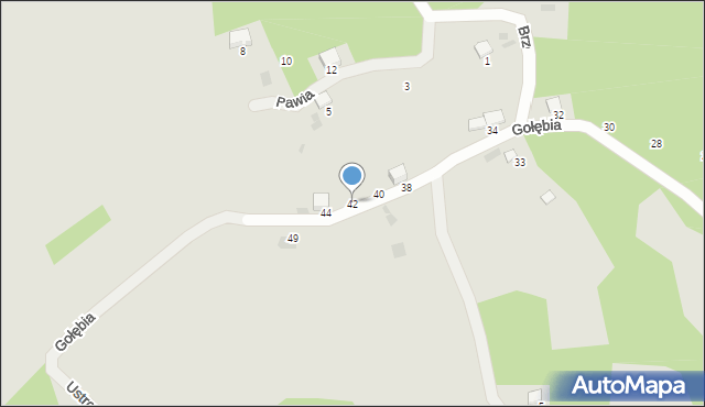 Przemyśl, Gołębia, 42, mapa Przemyśla