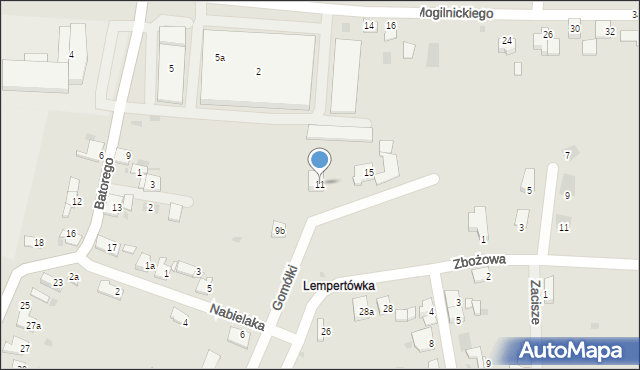 Przemyśl, Gomółki Mikołaja, 11, mapa Przemyśla