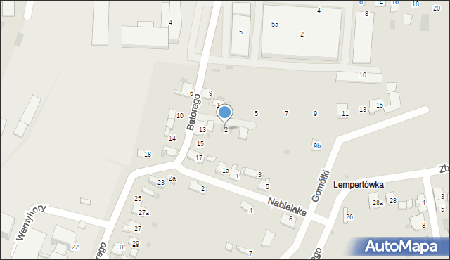 Przemyśl, Gomółki Mikołaja, 2, mapa Przemyśla