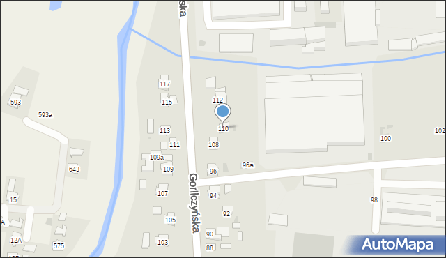 Przeworsk, Gorliczyńska, 110, mapa Przeworsk