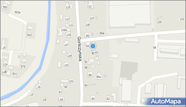 Przeworsk, Gorliczyńska, 92, mapa Przeworsk