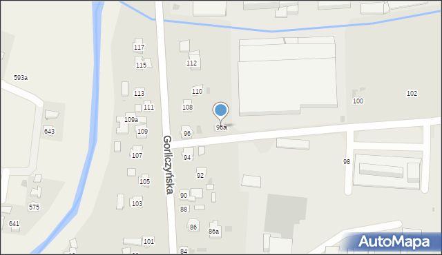 Przeworsk, Gorliczyńska, 96a, mapa Przeworsk