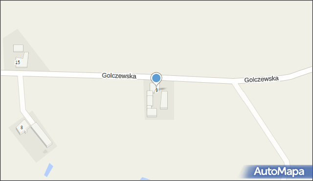 Przybiernów, Golczewska, 9, mapa Przybiernów