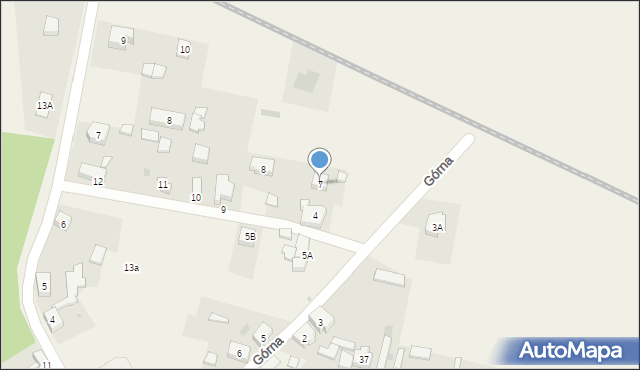 Przytoczna, Górna, 7, mapa Przytoczna