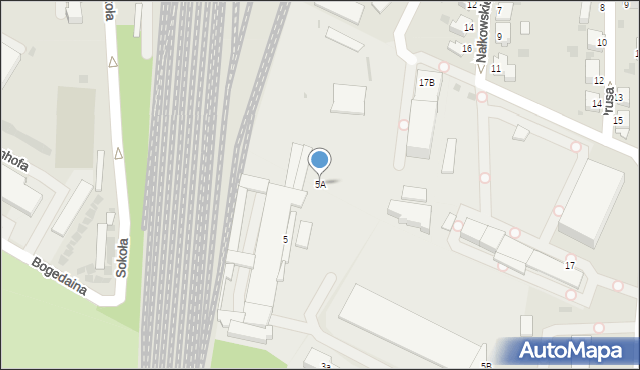 Pszczyna, Górnośląska, 5A, mapa Pszczyny