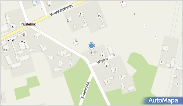 Pustelnik, Goździk, 7, mapa Pustelnik