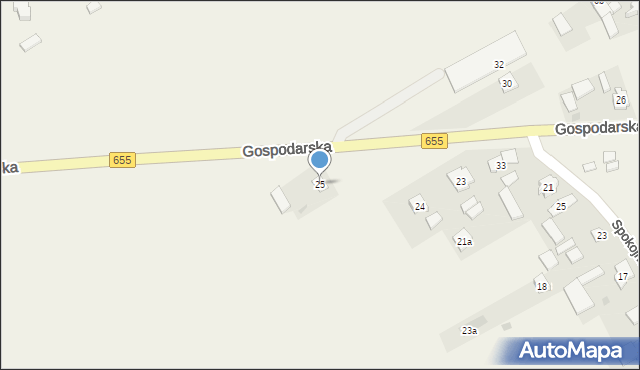 Raczki, Gospodarska, 25, mapa Raczki