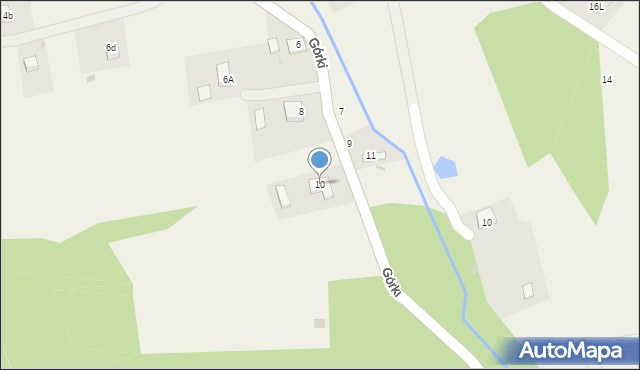 Radgoszcz, Górki, 10, mapa Radgoszcz