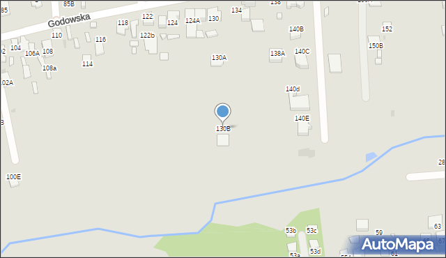 Radom, Godowska, 130B, mapa Radomia