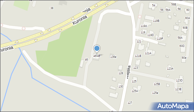Radom, Godowska, 46/48, mapa Radomia