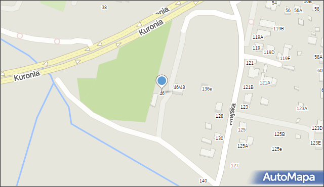 Radom, Godowska, 46, mapa Radomia