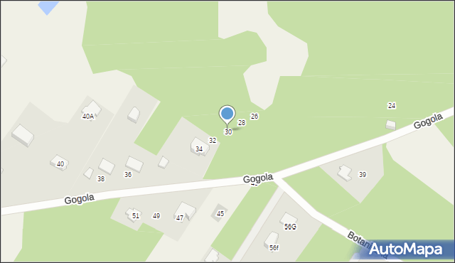 Radonie, Gogola Mikołaja, 30, mapa Radonie