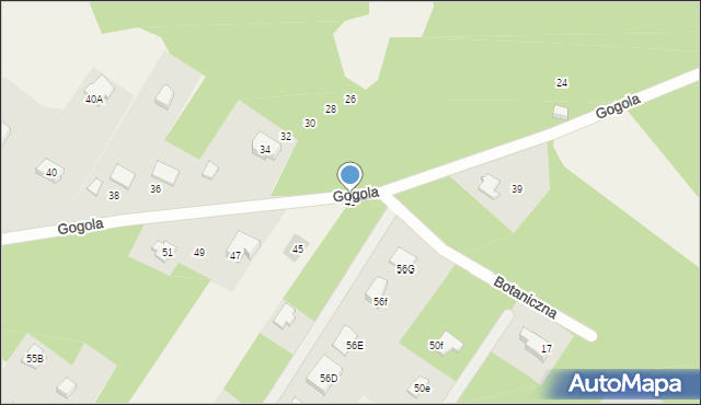 Radonie, Gogola Mikołaja, 43, mapa Radonie