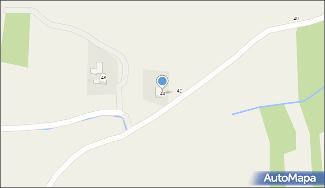 Radziszów, Górki, 44, mapa Radziszów