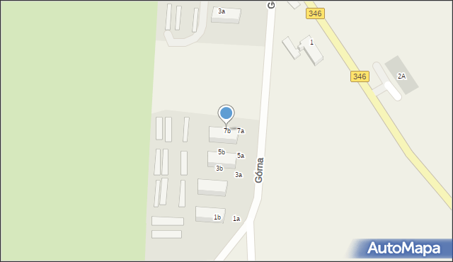 Rakoszyce, Górna, 7b, mapa Rakoszyce
