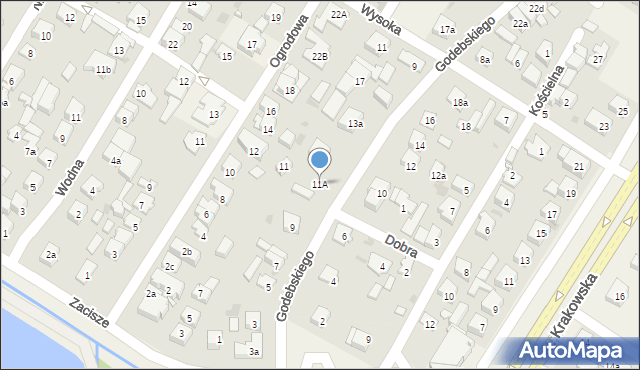 Raszyn, Godebskiego Cypriana, 11A, mapa Raszyn