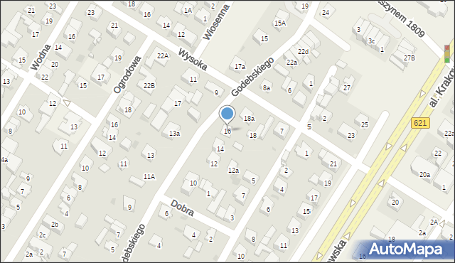 Raszyn, Godebskiego Cypriana, 16, mapa Raszyn