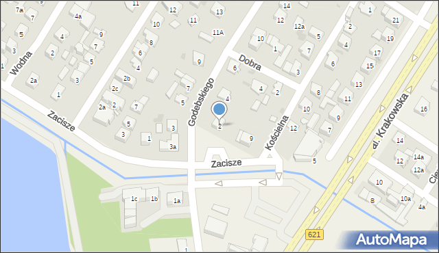 Raszyn, Godebskiego Cypriana, 2, mapa Raszyn