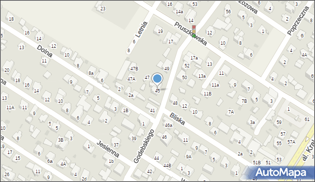 Raszyn, Godebskiego Cypriana, 45, mapa Raszyn