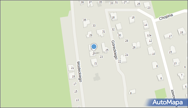 Reda, Góreckiego Henryka Mikołaja, 27, mapa Reda