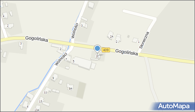 Rożniątów, Gogolińska, 1c, mapa Rożniątów