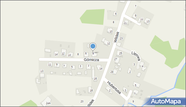 Ruda Kozielska, Górnicza, 4, mapa Ruda Kozielska