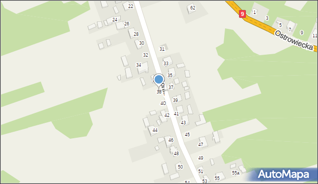 Rudnik, Górna, 38, mapa Rudnik