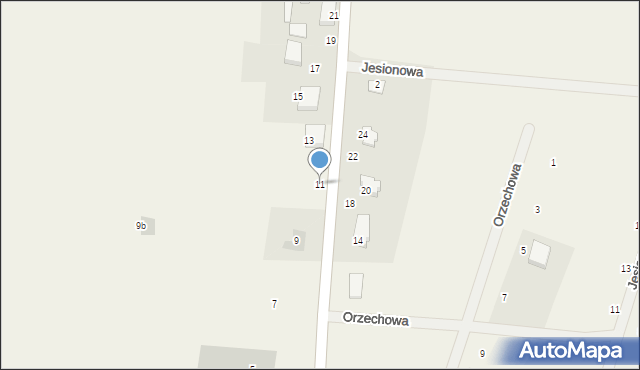 Rurzyca, Goleniowska, 11, mapa Rurzyca