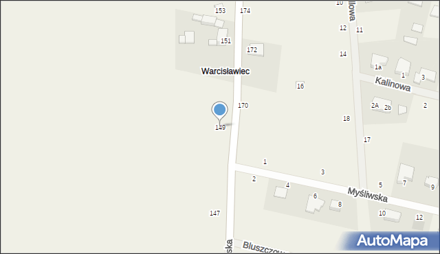 Rurzyca, Goleniowska, 149, mapa Rurzyca