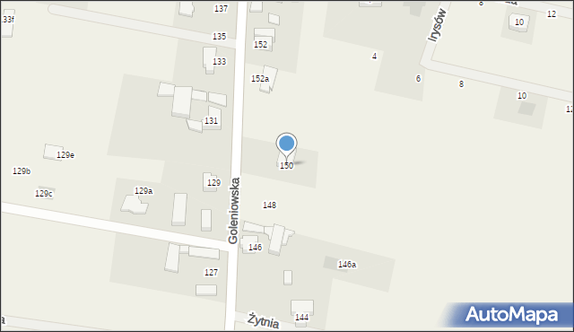 Rurzyca, Goleniowska, 150, mapa Rurzyca