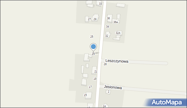 Rurzyca, Goleniowska, 23, mapa Rurzyca